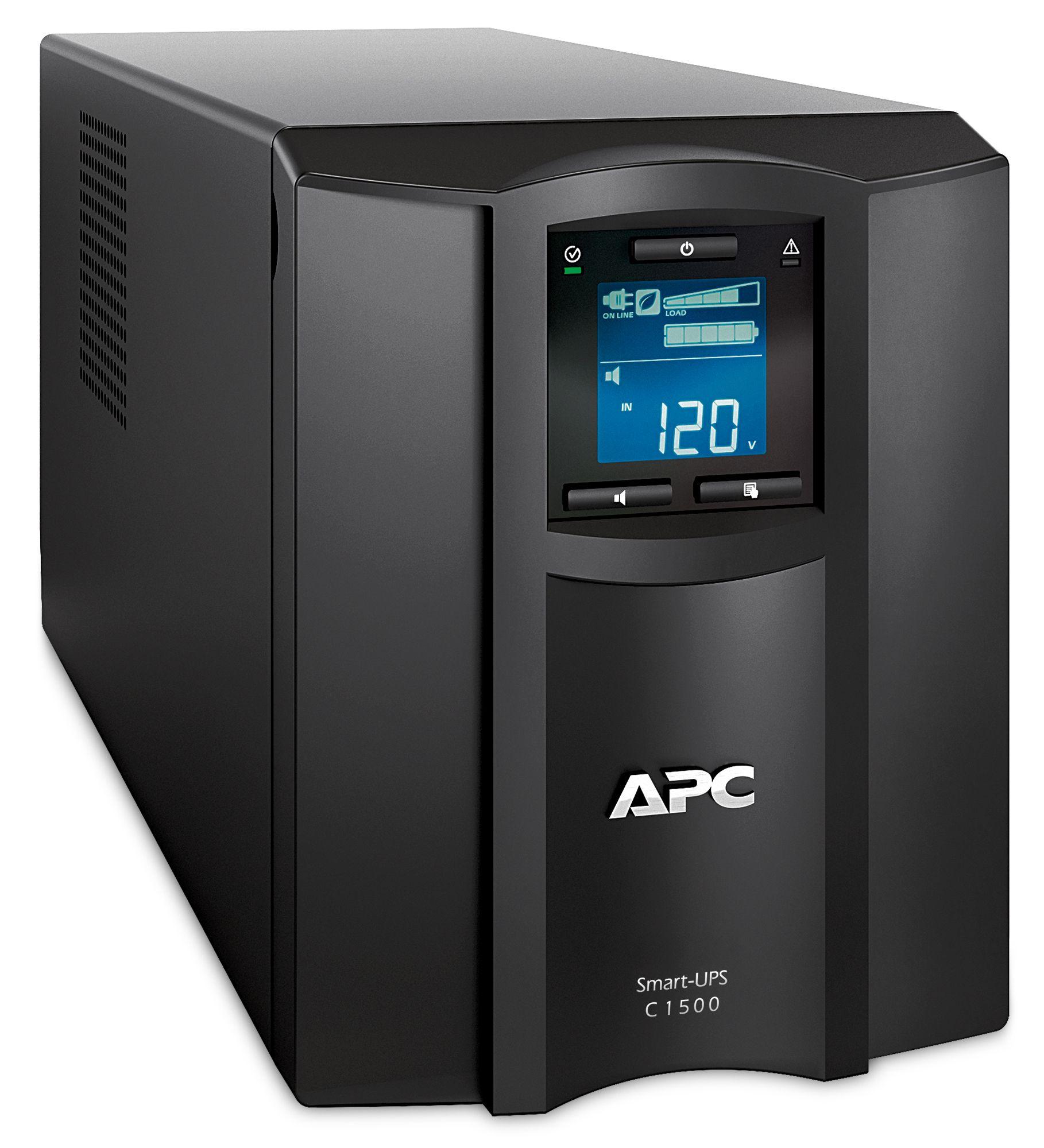 UPS APC Smart-UPS C SMC1500IC (Cabo USB - Acoplador C13 - Preto)