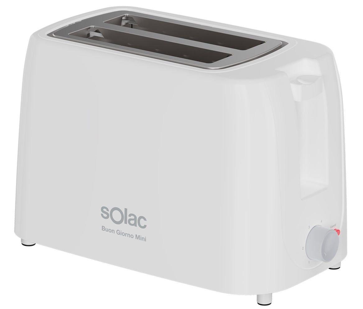 Torradeira SOLAC TC5420 (750 W - 2 fatias - Plástico - Branco)