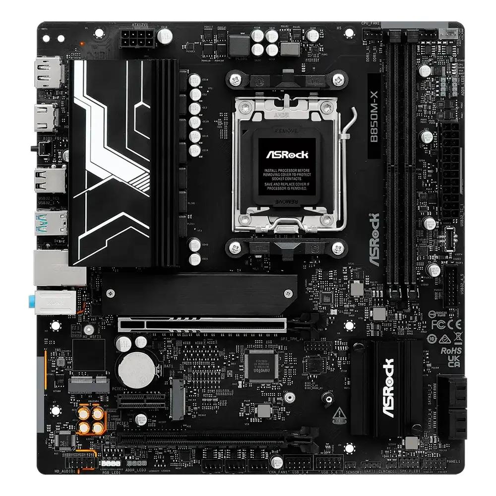Motherboard ASROCK B850M-X R2.0 (AM5 - micro-ATX - Duplo canal - Transparente), miniatura 2