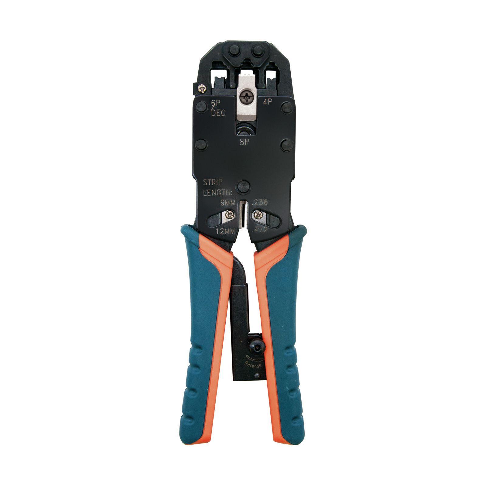 Alicate de Cravar NANOCABLE 10.31.0102 (Preto e Laranja)