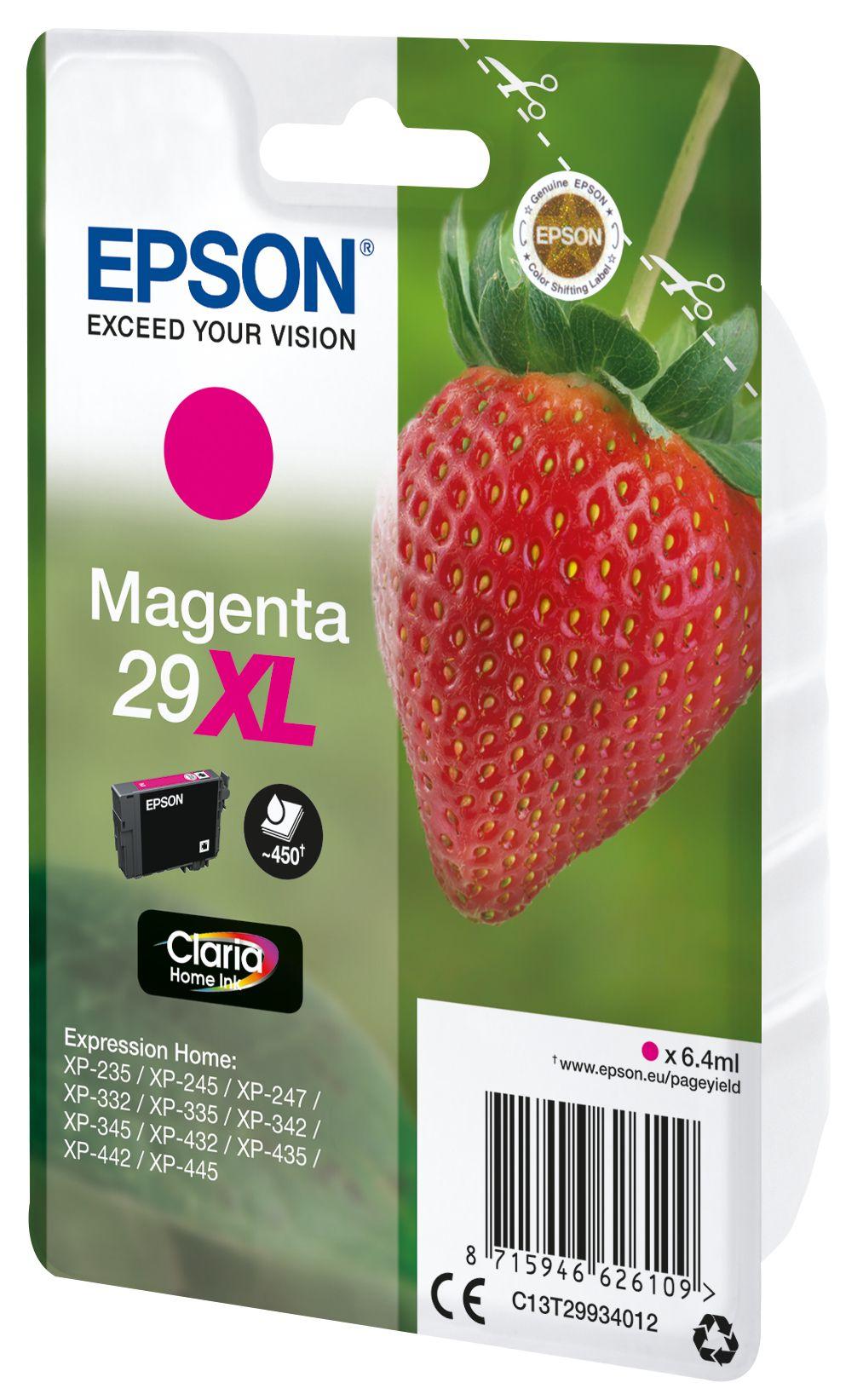 Tinteiro EPSON T2993 (450 páginas - Magenta)