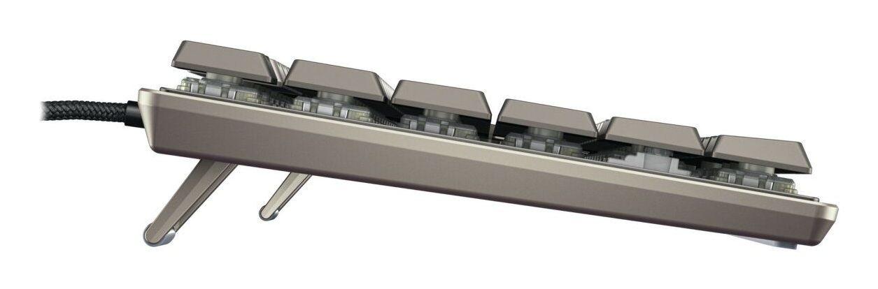 Teclado CHERRY KC 500 MX LP (Alemão - Tamanho completo - USB - Cinzento) — miniatura 3
