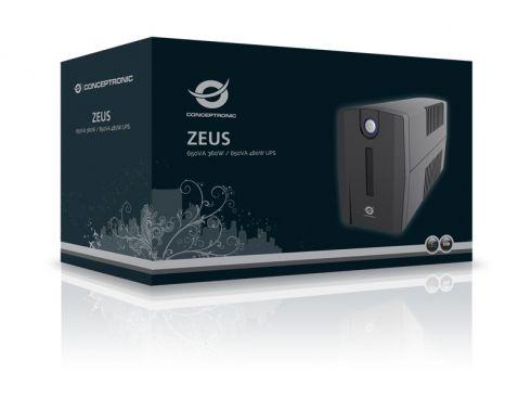 UPS Interativa CONCEPTRONIC ZEUS01E (Preto) — miniatura 3