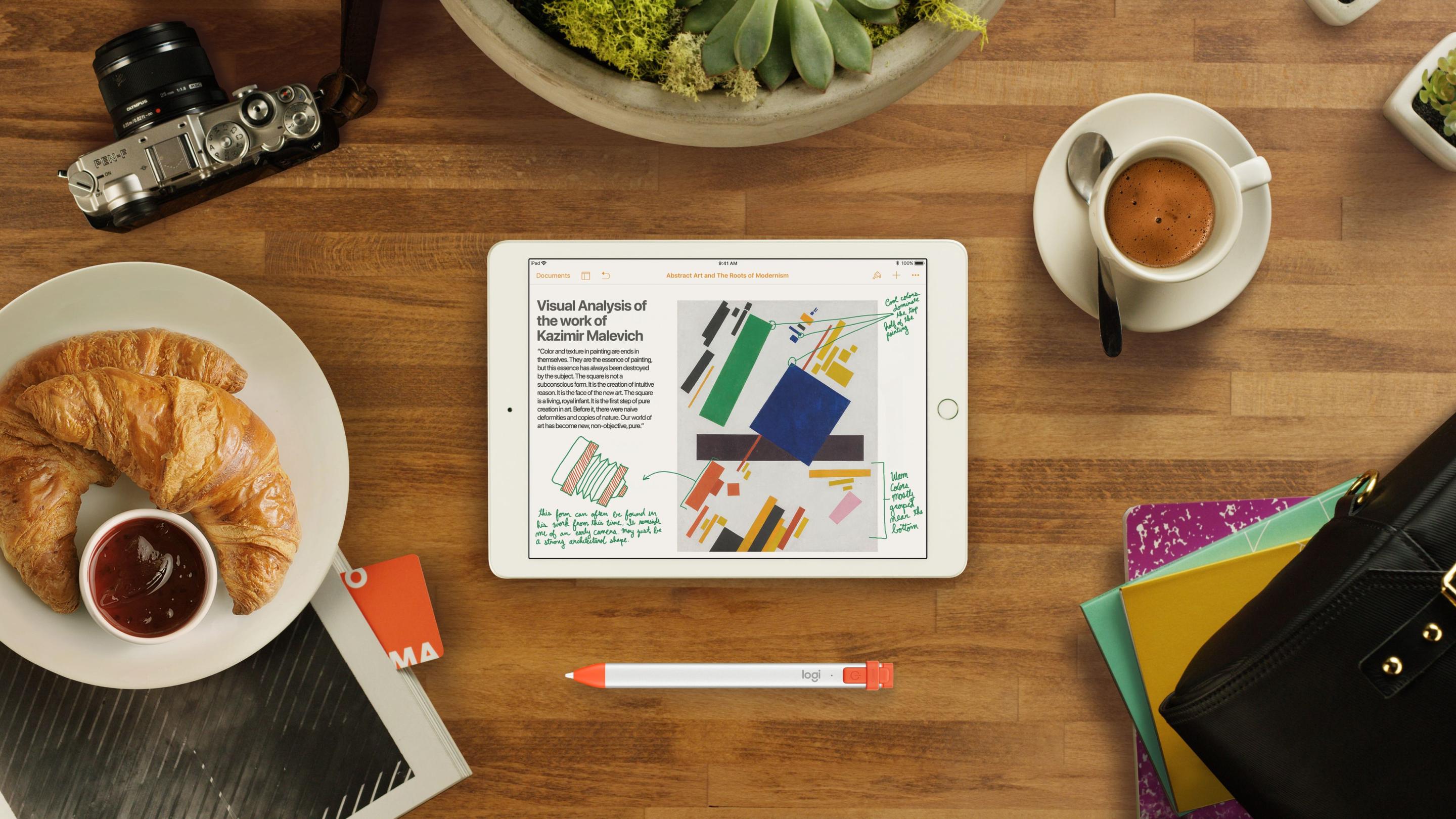 Caneta Digital LOGITECH Crayon (Apple - Laranja) — miniatura 7