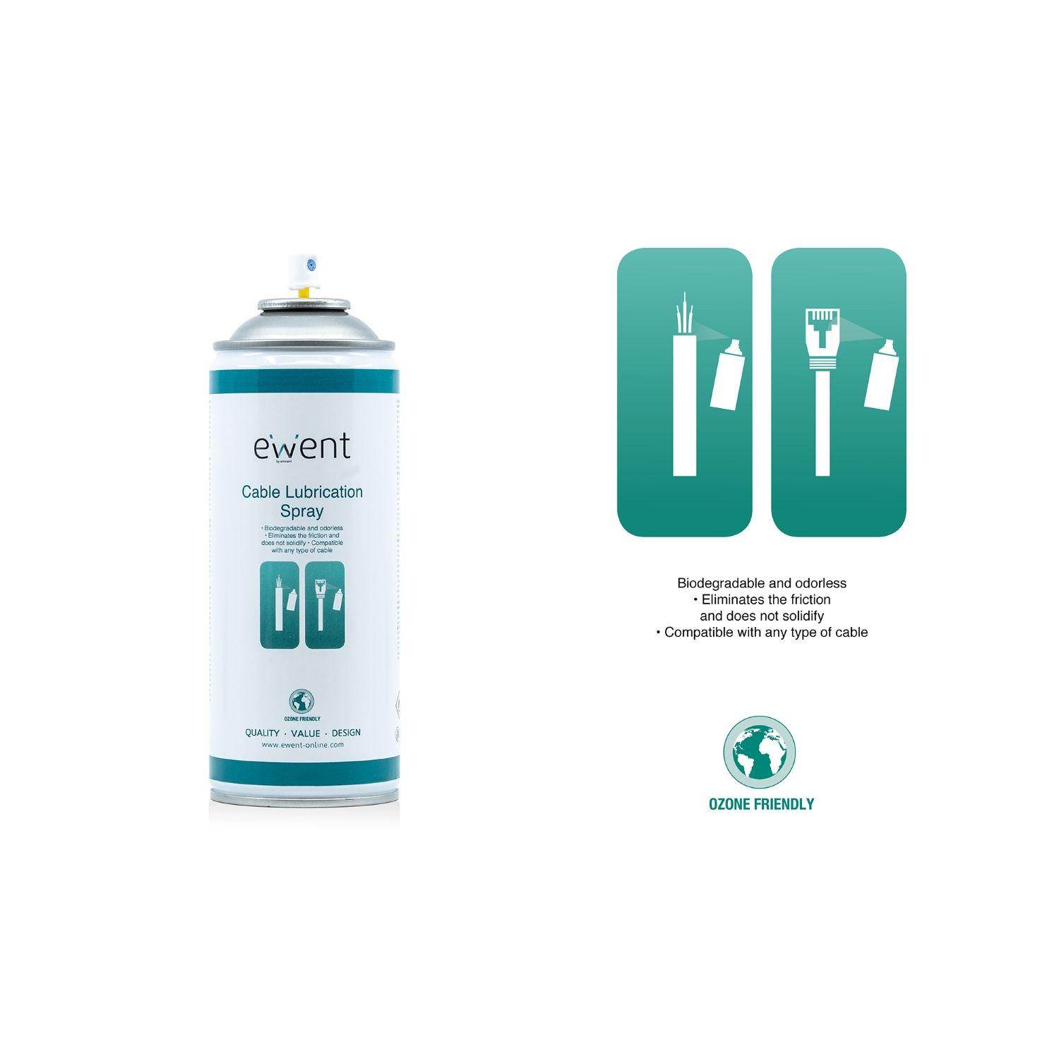 Spray Lubrificante de Cabos EWENT EW5618 (Branco) — miniatura 2