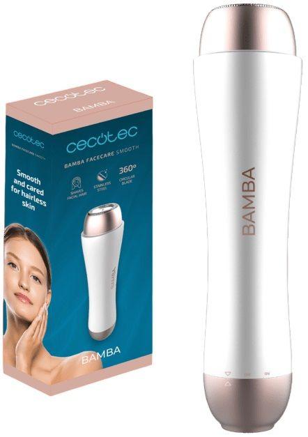 Depiladora Facial CECOTEC Bamba SkinCare Smooth 4447 (Aço inoxidável - Branco/Bronze), miniatura 3