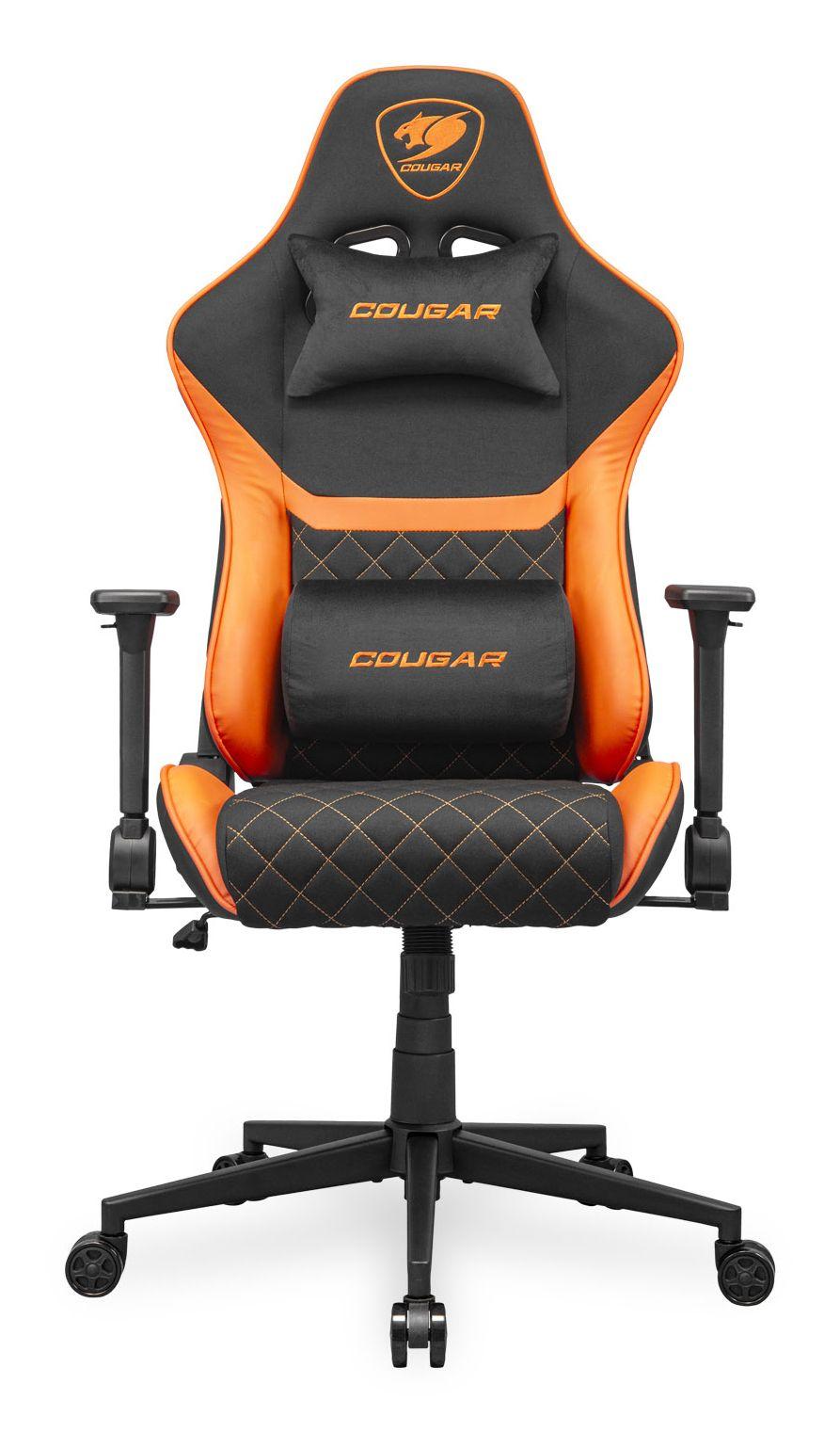 Cadeira Gaming COUGAR CGR-A2F (Universal - Preto/Laranja)
