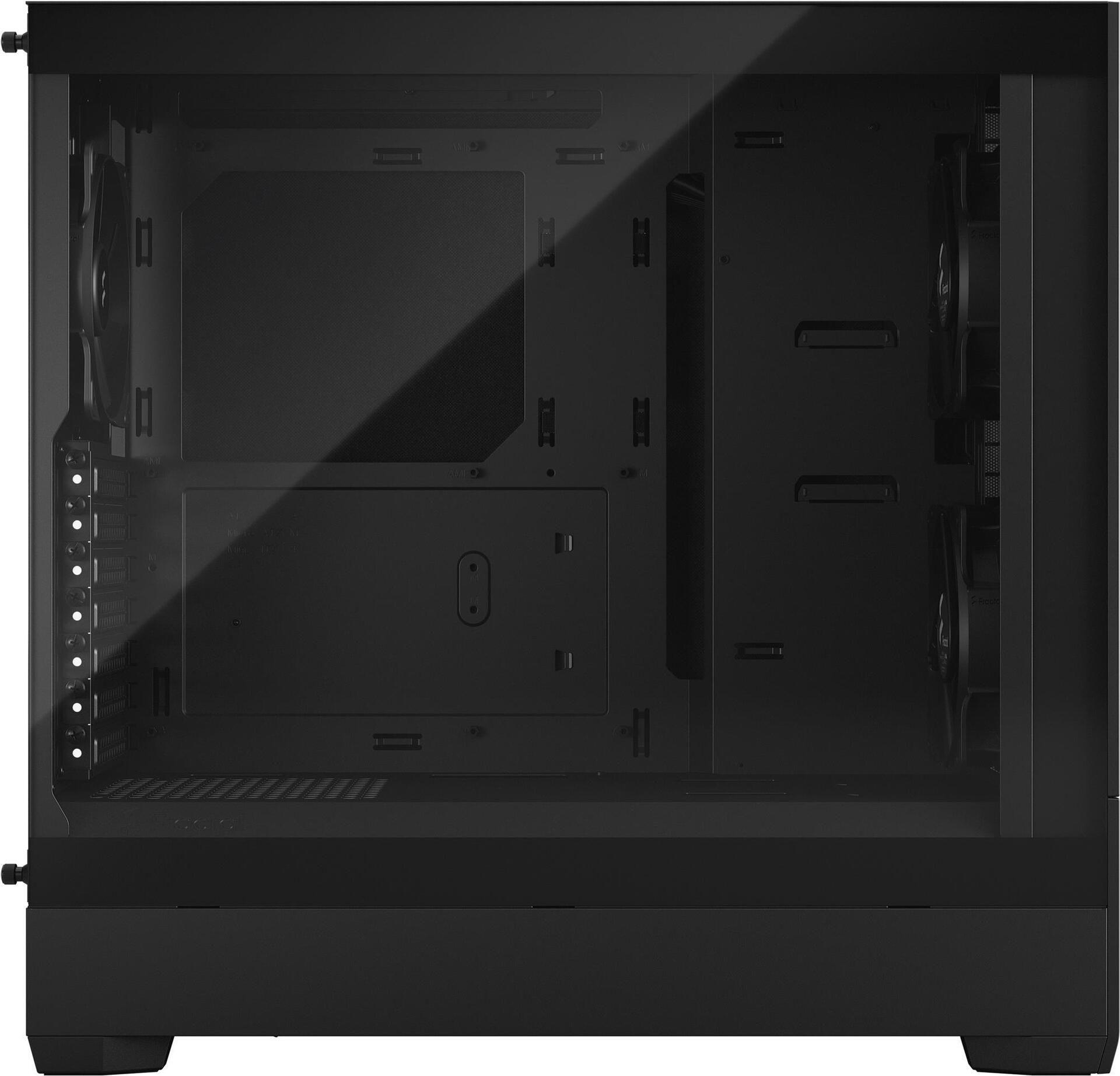Caixa Midi-Tower FRACTAL DESIGN Pop Silent (ATX, Micro ATX, Mini-ITX - ATX - Midi Tower - Preto)