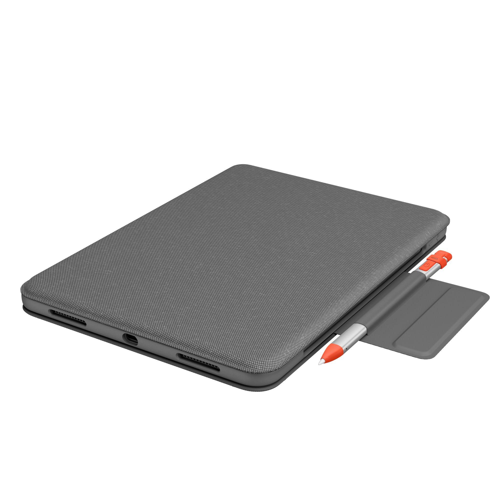 Teclado LOGITECH Folio Touch (Francês - Smart Connector - Sem fios - Cinzento), miniatura 3