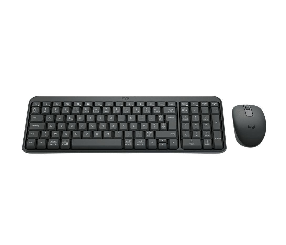 Teclado e Rato LOGITECH ERGO MK250 (Francês - Em frente/linha reta - RF Wireless + Bluetooth - Grafite), miniatura 3