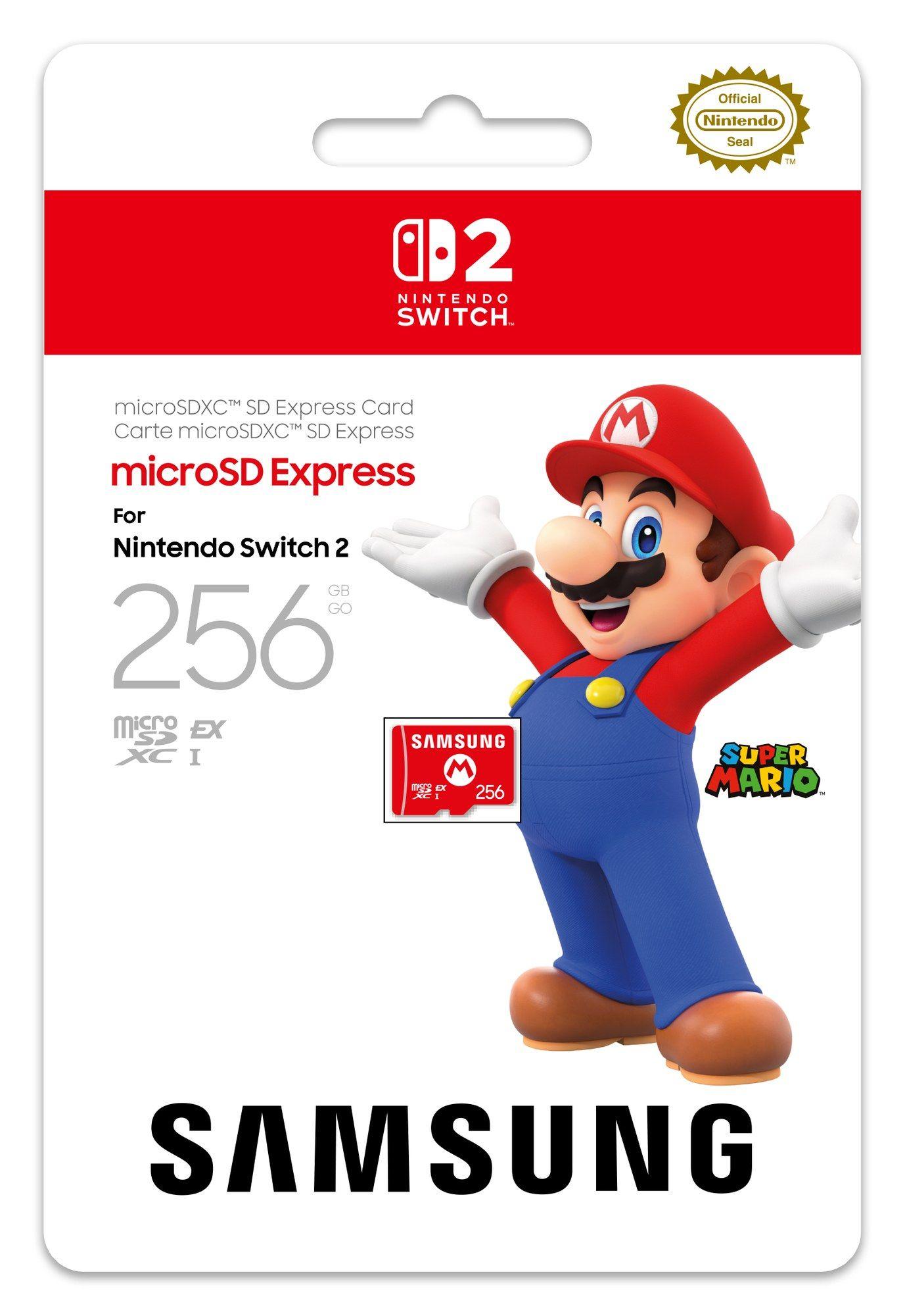 Cartão de Memória SAMSUNG Nintendo Switch 2 256GB (Vermelho), miniatura 2