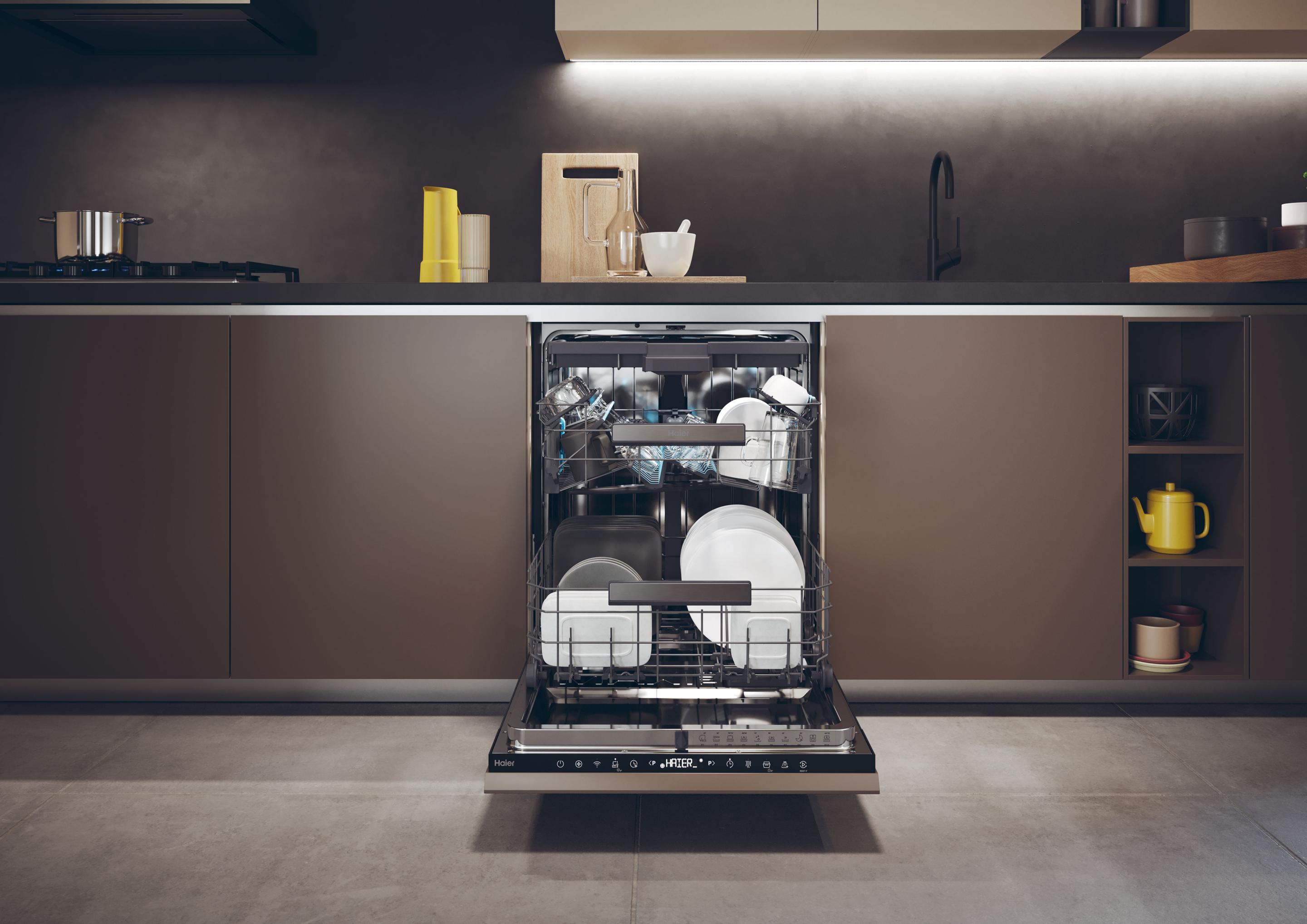Máquina de Lavar Loiça Encastre HAIER XI6B0S3FSB (16 talheres - B - 9,5 l), miniatura 5