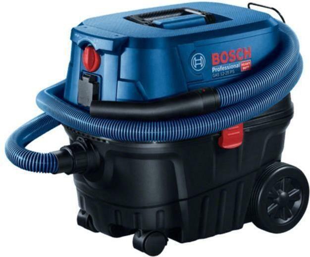 Aspirador de Sólidos e Líquidos BOSCH Professional GAS 12-25 PL (Altura 45,3 cm - Preto e Azul)