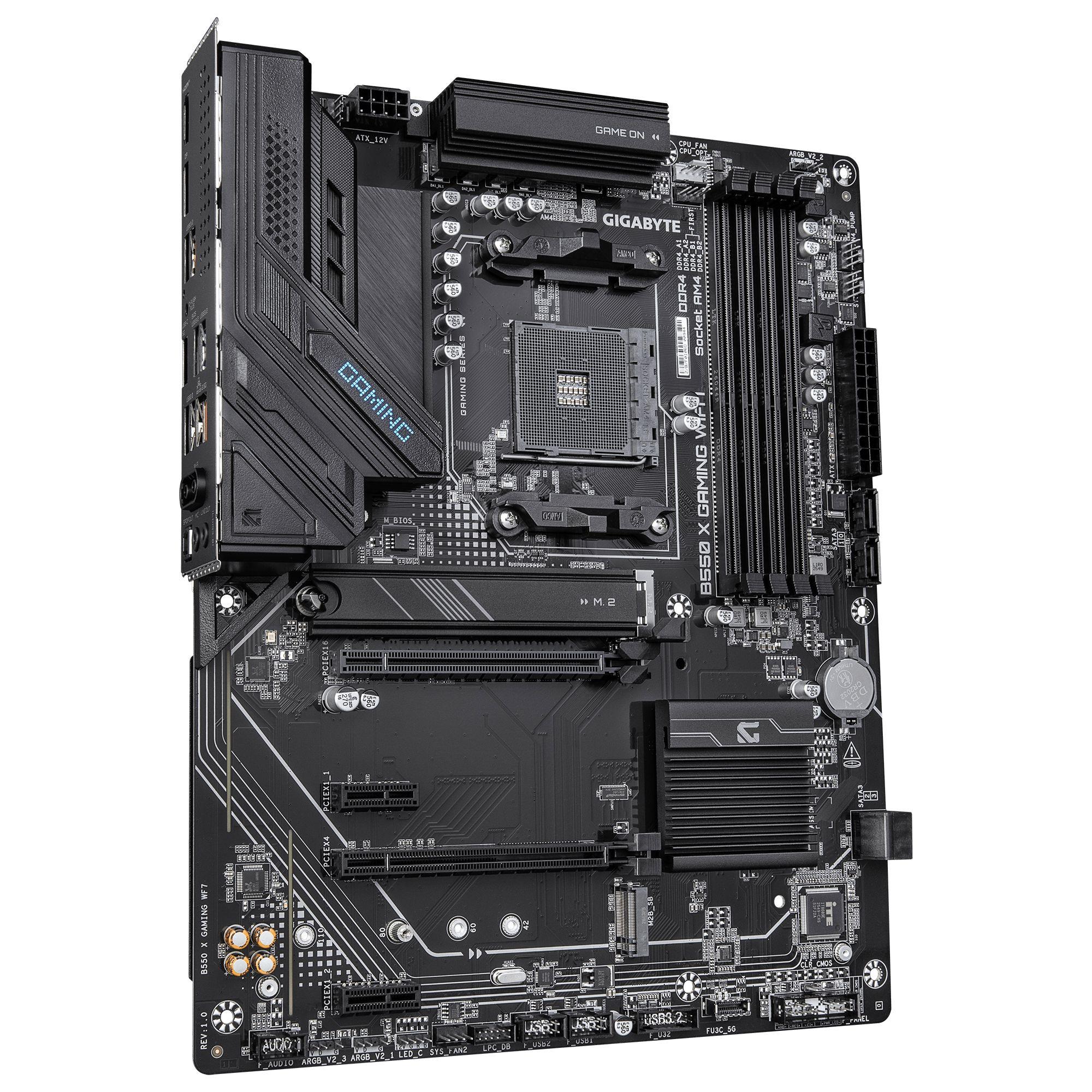 Motherboard GIGABYTE B550 X GAMING WIFI7 (AM4 - ATX - Dois canais - Castanho escuro) — miniatura 3