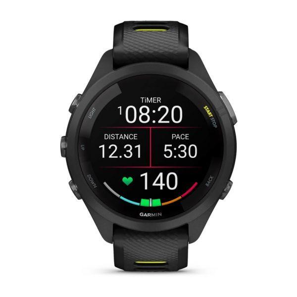 Smartwatch GARMIN Forerunner 265S (42 mm - AMOLED 1,1" - Preto/Amarelo) — miniatura 2
