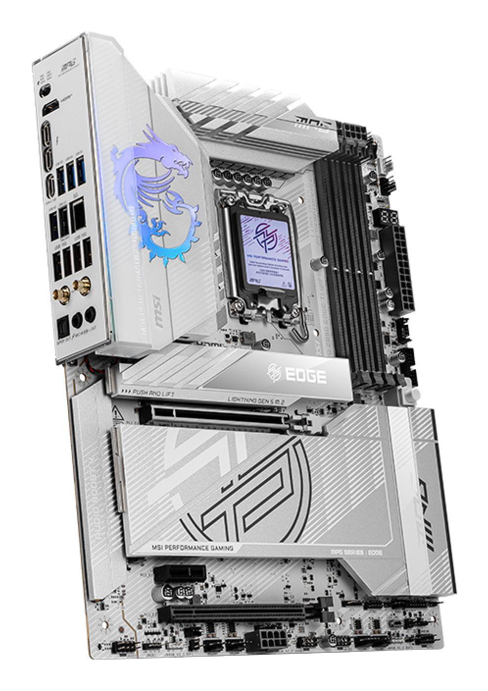 Motherboard MSI MPG Z890 EDGE TI WIFI (LGA 1851 (Socket V1) - Intel Core Ultra - ATX - Branco), miniatura 4