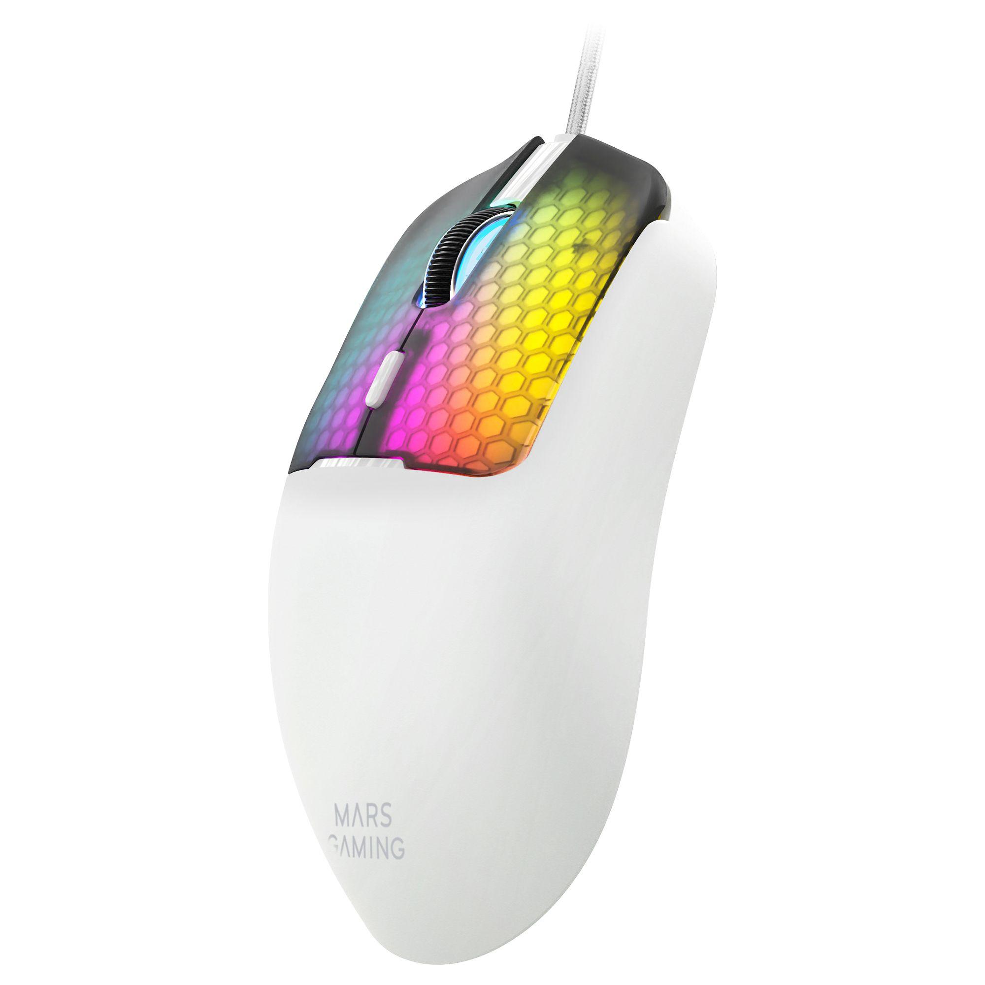 Rato Gaming MARS GAMING MM-VIPERW (Mão direita - 12800 DPI - Ótico - Branco), miniatura 6
