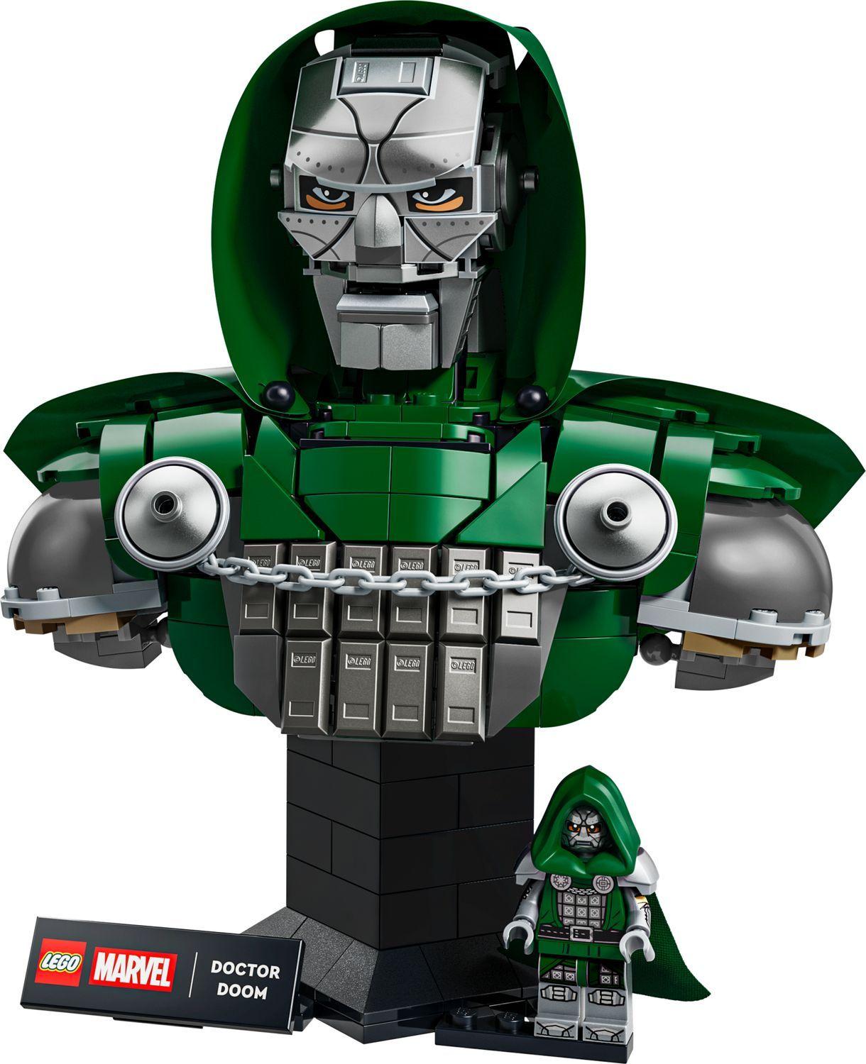 LEGO 76345 Marvel Super Heroes Busto do Doctor Doom (18+ anos - 379 peças)