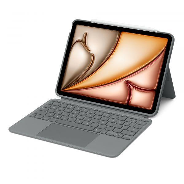 Teclado LOGITECH Combo Touch para iPad Air 11-inch (M2) (Francês - Mini - Smart Connector - Cinzento) — miniatura 2