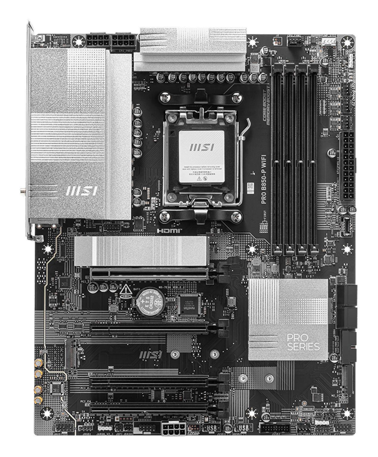 Placa Base MSI PRO B850-P WIFI (AM5 - ATX - Duplo canal - Preto) — miniatura 2