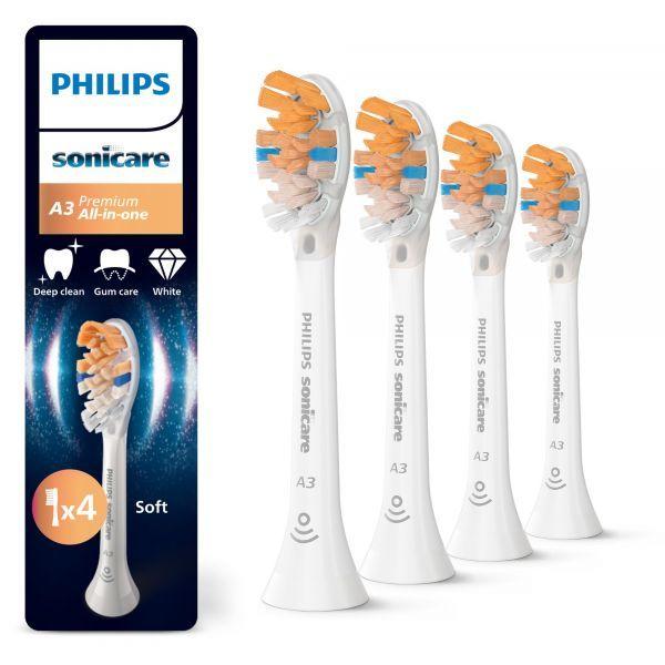 Cabeças de Escova de Dentes PHILIPS Sonicare Premium All-in-One HX9094/87 (Branco) — miniatura 3