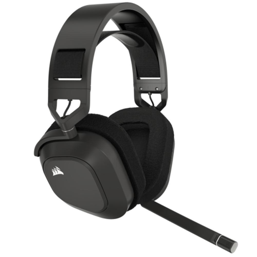 Headset Gaming CORSAIR HS80 MAX RGB Wireless (Binaural - Sem fios - Supra-aural - Preto), imagem 1