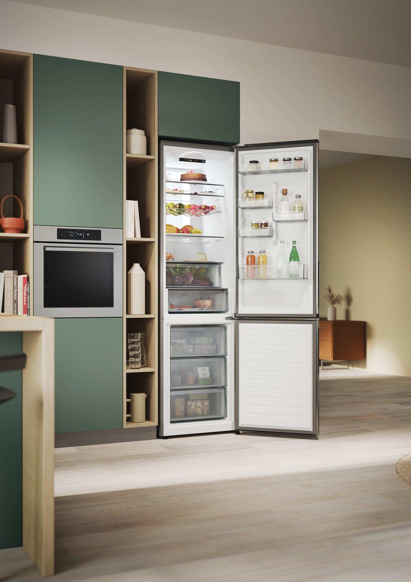 Frigorífico Combinado Independente HOOVER HONCQ4T620AX (409 L - 205x59,5x66,7 cm - 205 cm - Inox) — miniatura 14