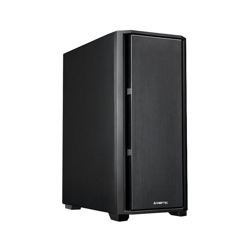 Caixa de Computador CHIEFTEC AS-02B-OP (ATX, Micro ATX, Mini-ITX - Midi Tower - 16,5 cm - Preto)