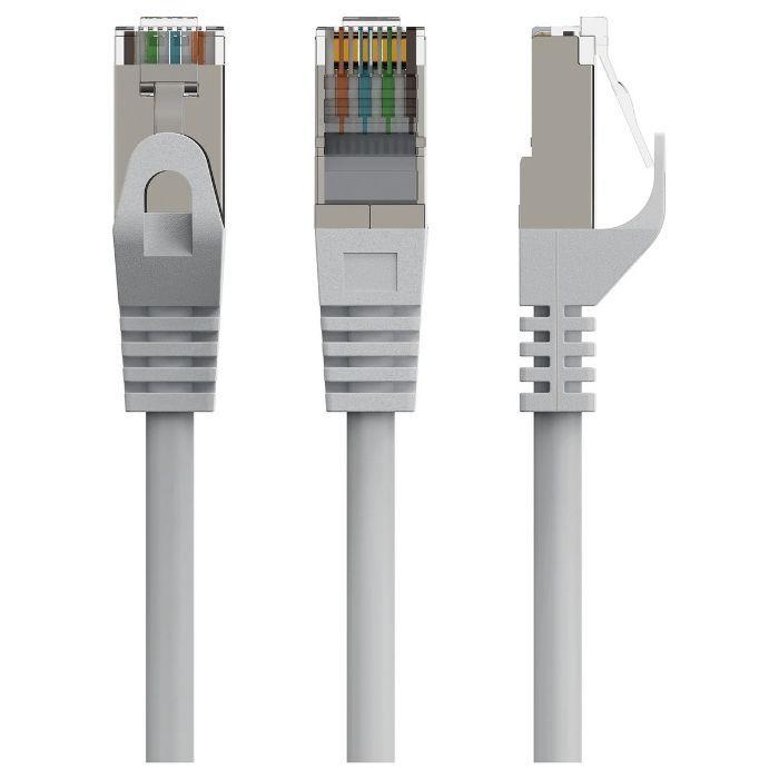 Cabo de Rede GEMBIRD PP6-2M (2 m - Cat6 - Cinza), miniatura 3
