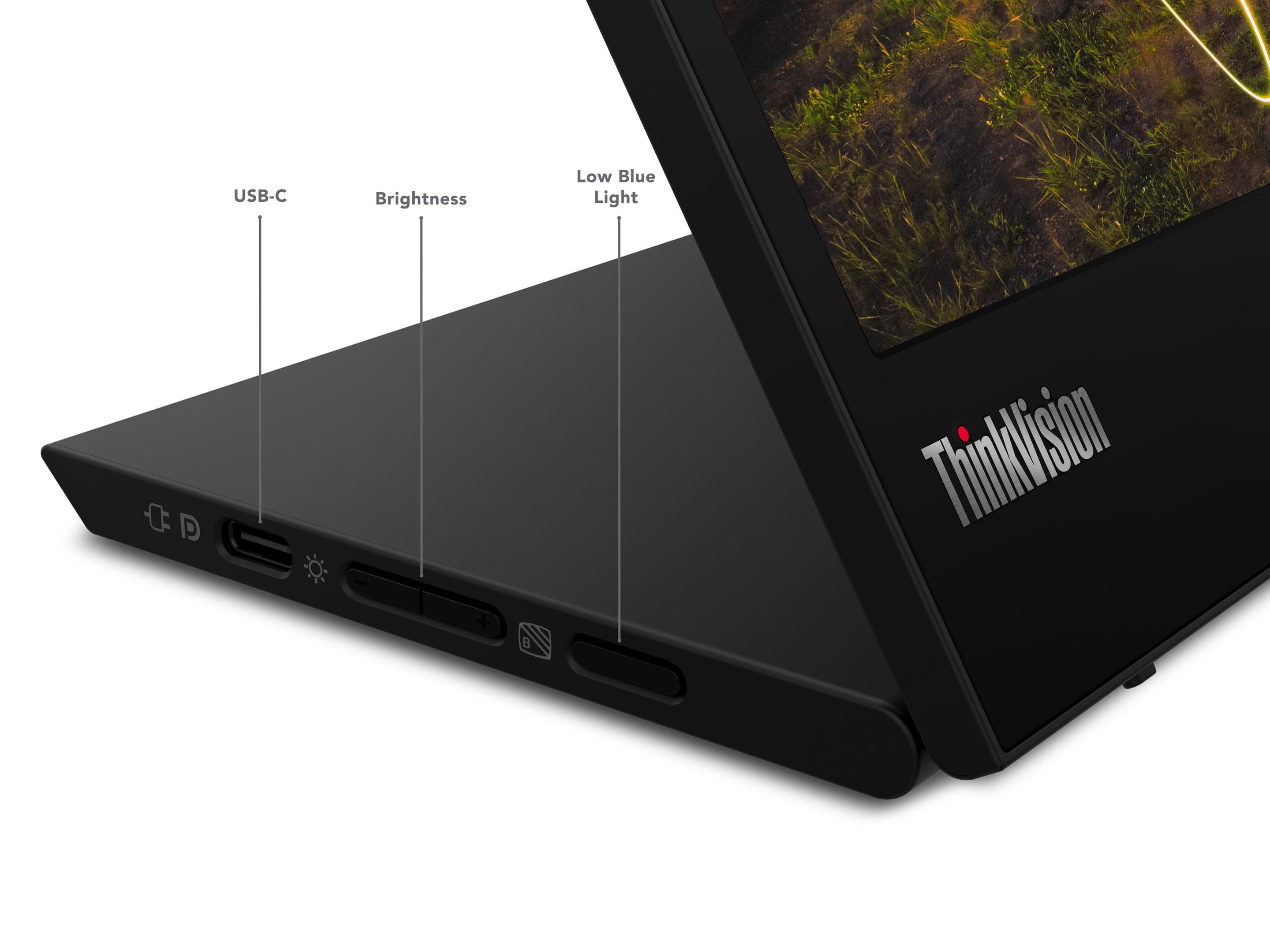 Monitor LENOVO ThinkVision M15 62CAUAT1WL (15,6" - IPS - 60 Hz - Preto) — miniatura 8