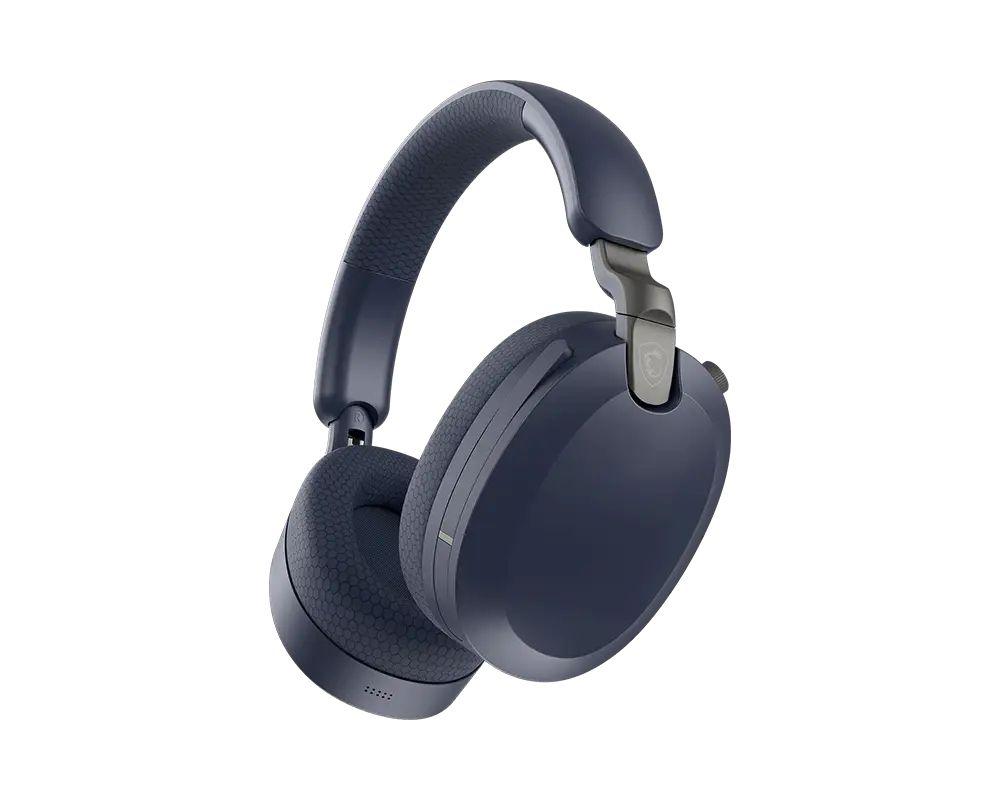 Headset Gaming MSI MAESTRO 500 Wireless (Binaural - Sem fios - Supra-aural - Azul) — miniatura 3