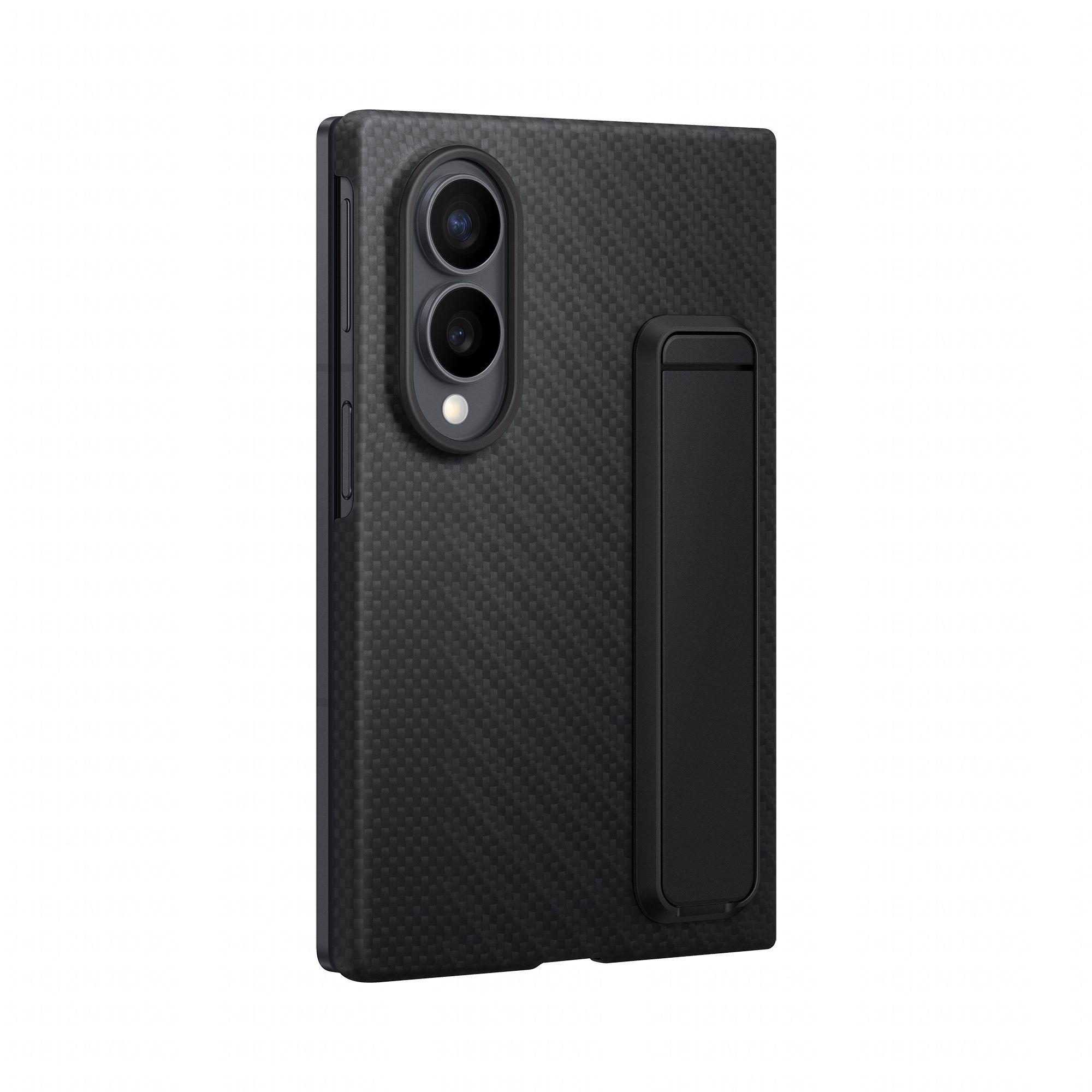 Capa SAMSUNG Carbon Standing Case Galaxy Z Fold8 (Carbono - Preto) — miniatura 4
