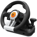 Volante KROM K-Wheel (PlayStation/Xbox - Com fios - Preto)