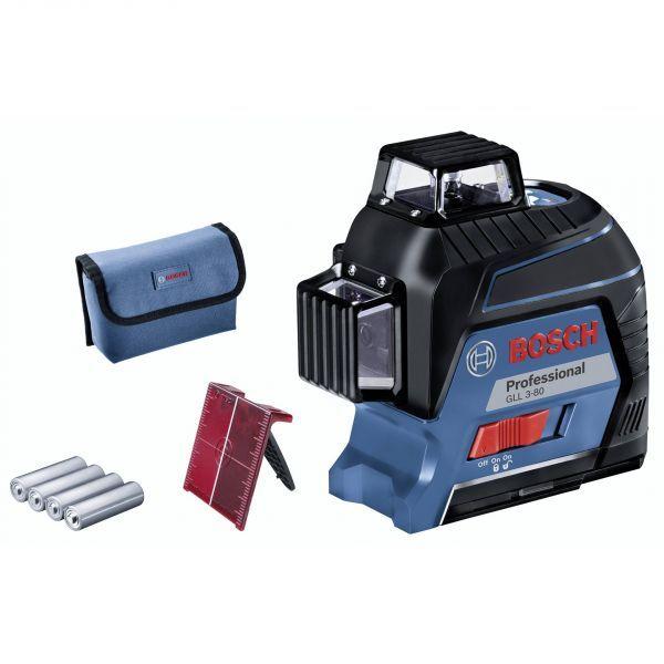 Nível Laser de Linhas BOSCH GLL 3-80 Professional (Azul e Preto), miniatura 2