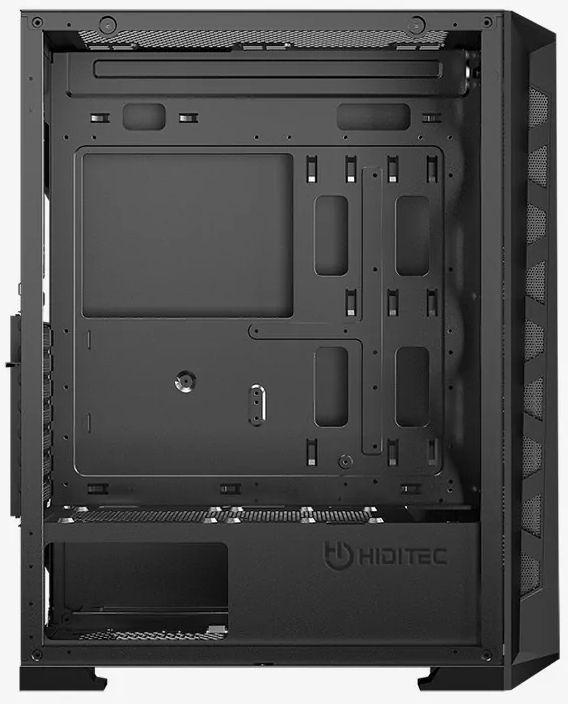 Caixa PC HIDITEC MH12 Glass (ATX, EATX, ITX, micro ATX - Tower - ATX, E-ATX, ITX, Micro ATX - Preto) — miniatura 4