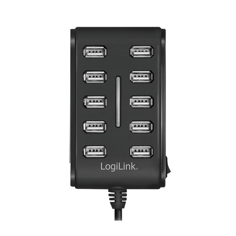 Hub USB LOGILINK UA0125 (90 cm - USB 2.0 - USB 2.0 Type-A - Preto), miniatura 2