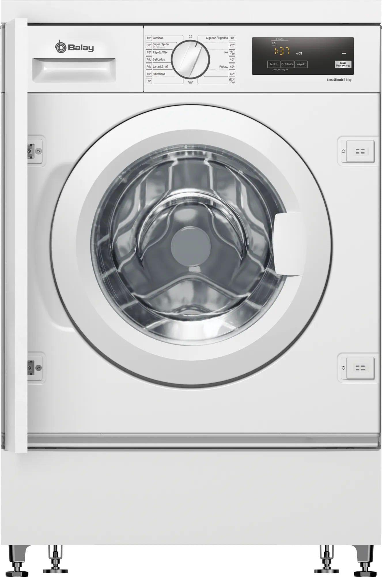 Máquina de Lavar Roupa Encastre BALAY 3TI979B (Altura 81,8 cm - 82 cm - 7 kg - Branco)
