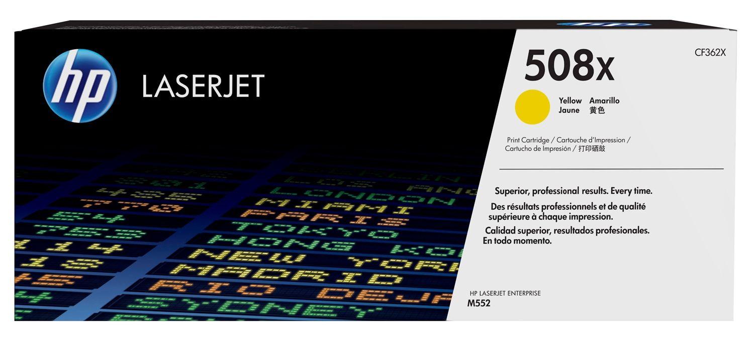 Toner HP 508X CF362X (9500 páginas - Amarelo)