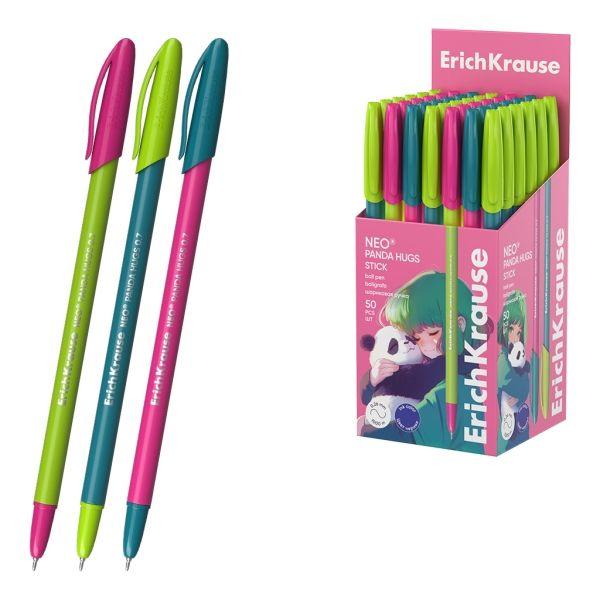 Esferográfica ERICHKRAUSE Neo Stick Panda Hugs (Tinta azul)