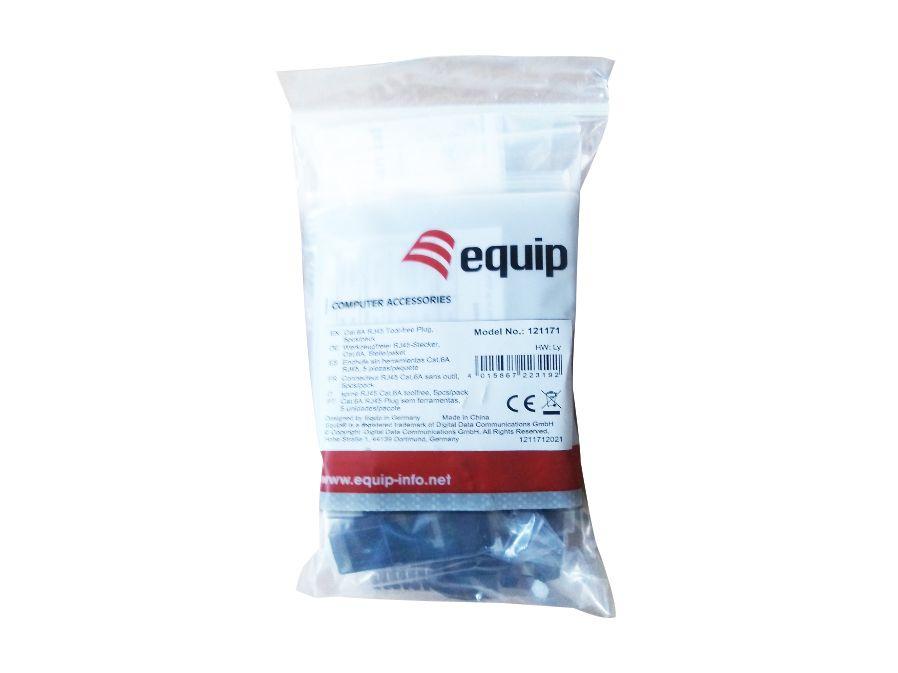 Conjunto de 5 Conectores RJ45 EQUIP 121171 (Níquel), miniatura 2