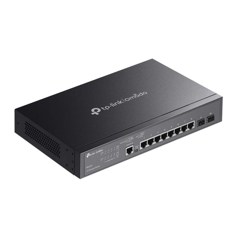 Switch TP-LINK Omada SG3210 (Gigabit Ethernet - 4,1 MB - 20 Gbit/s - Preto) — miniatura 3