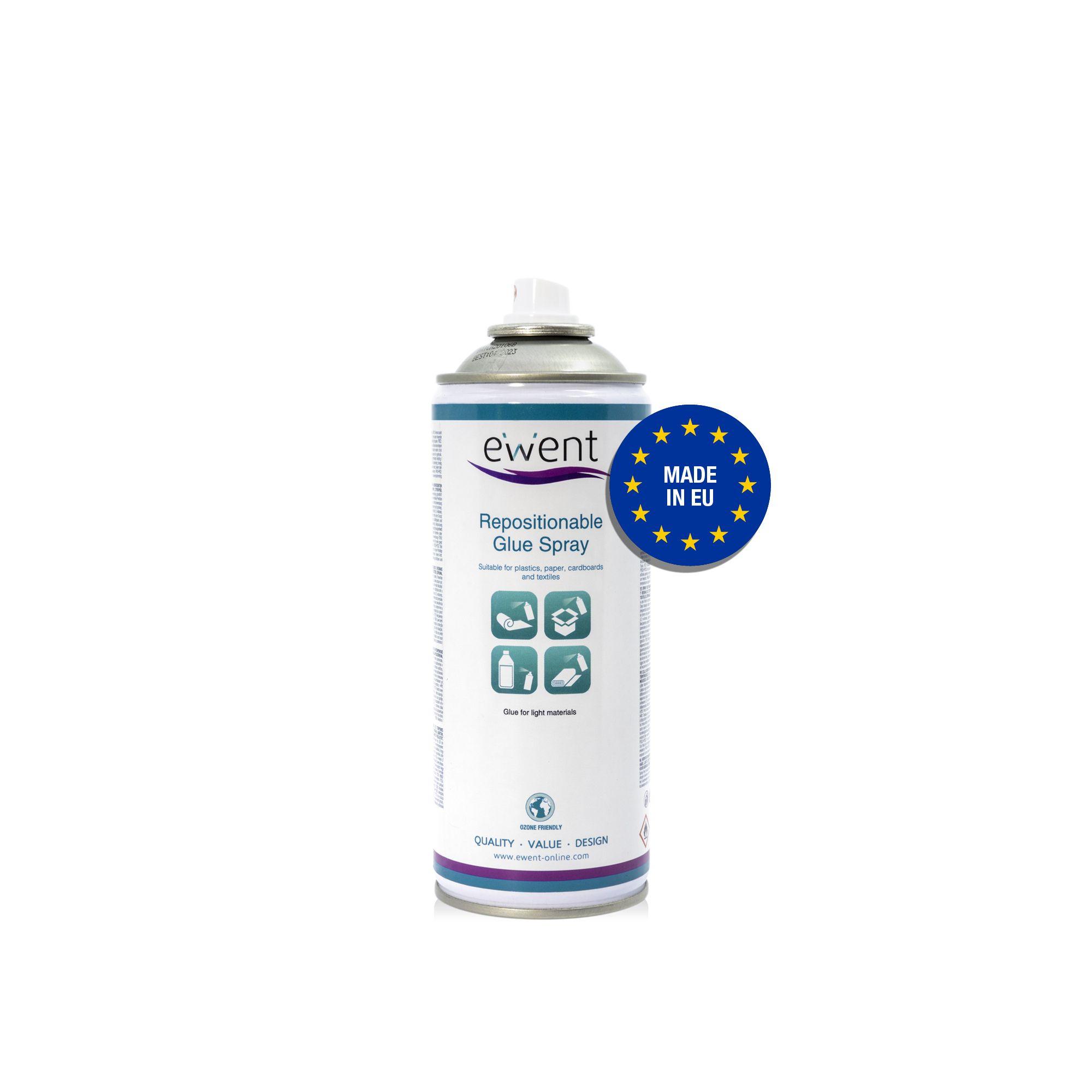 Spray de Cola Reposicionável EWENT EW5625 (Branco) — miniatura 2