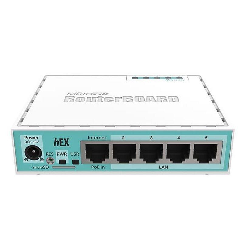 Router MIKROTIK hEX RB750Gr3 (USB de tamanho completo) — miniatura 3