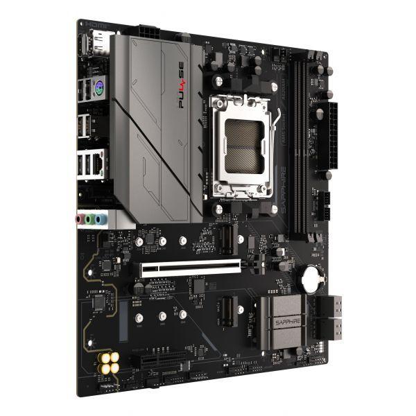 Motherboard SAPPHIRE PULSE A620M 52118-03-40G (AM5 - Micro-ATX - Duplo canal - Preto), miniatura 2