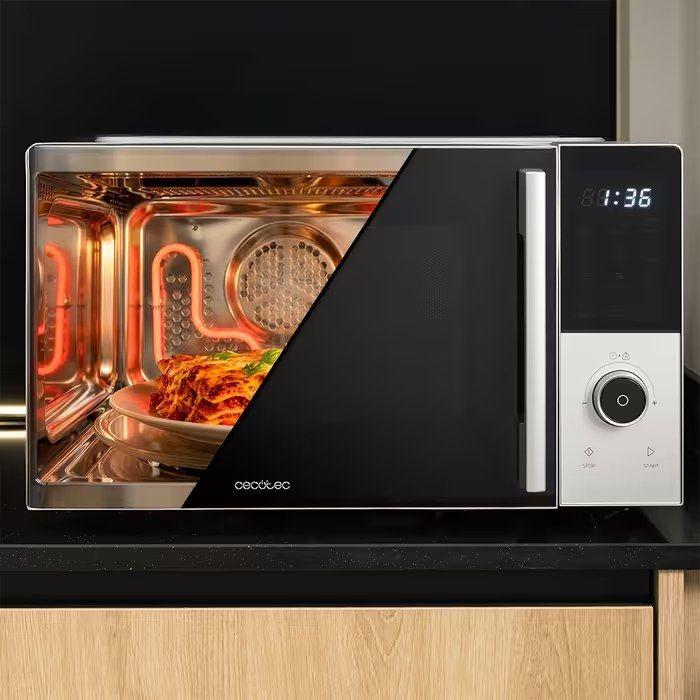 Micro-ondas Independente CECOTEC Proclean 2500 (850 W - 1200 W - 25 l - Preto e Cinzento) — miniatura 3