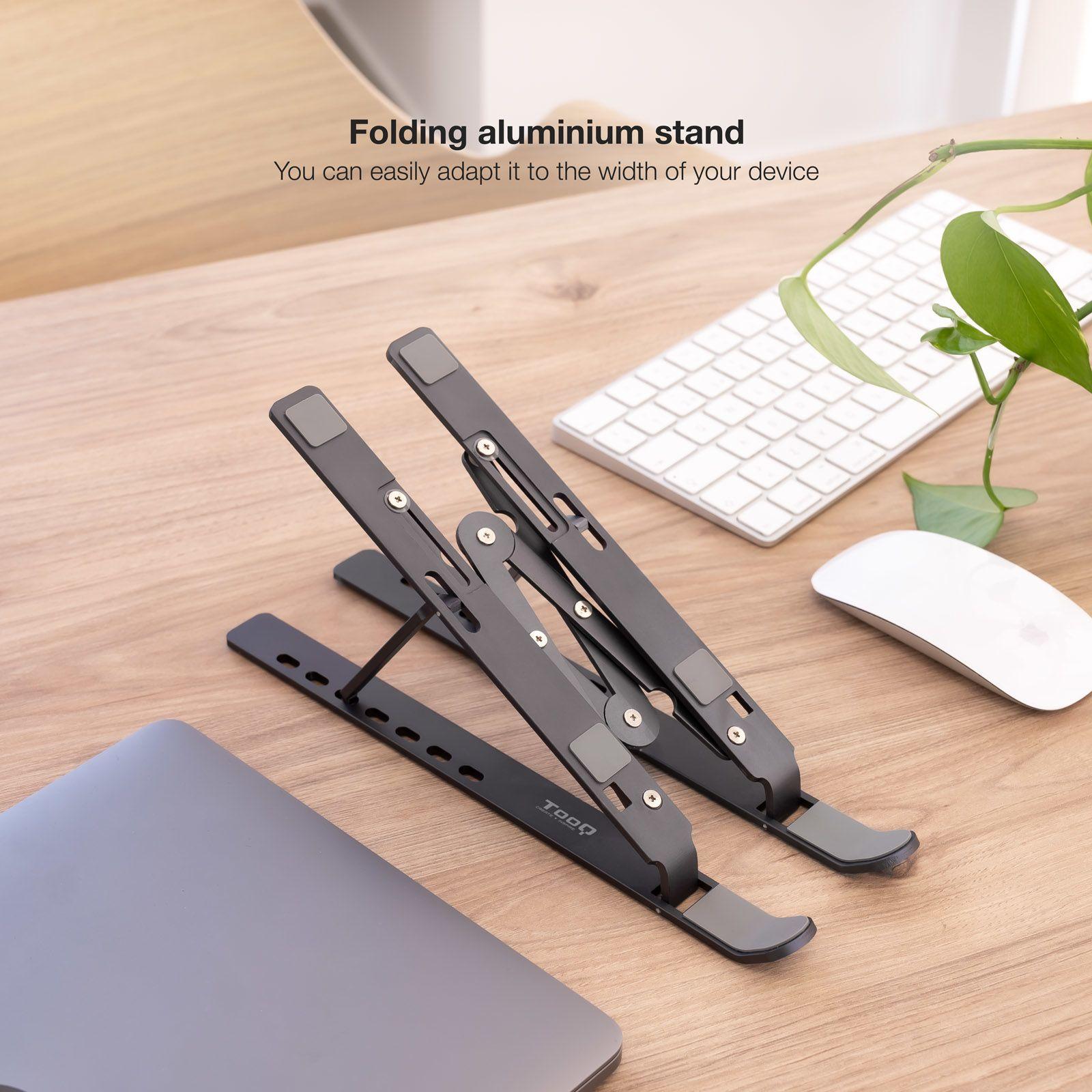 Suporte para Portátil e Tablet TOOQ TQLRS0033-AL-G (38,1 cm - 5 kg - 15" - Cinzento), miniatura 6