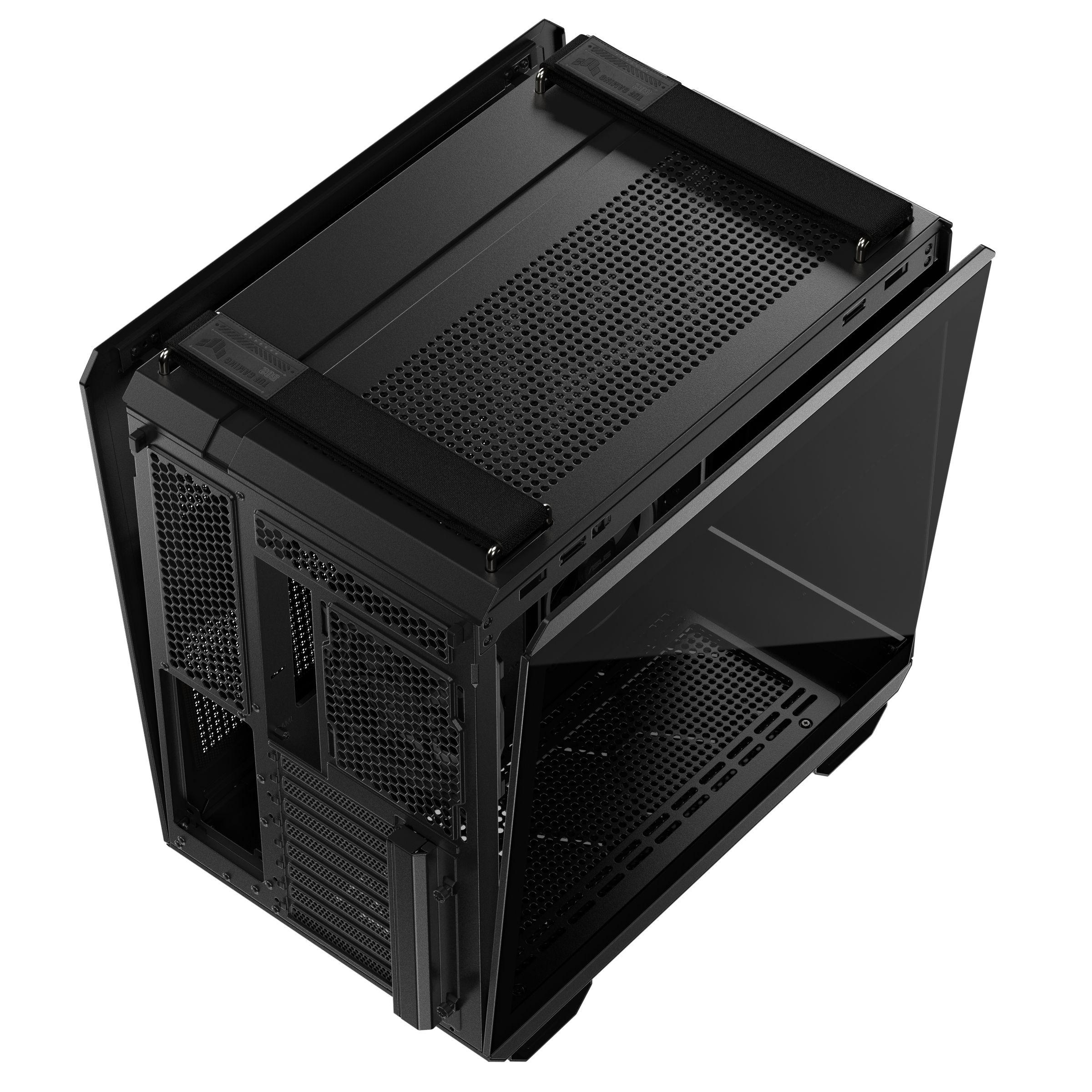 Caixa PC ASUS TUF Gaming GT502 Horizon TG ARGB (ATX, micro ATX, Mini-ITX - Midi Tower - 16,3 cm - Preto) — miniatura 7