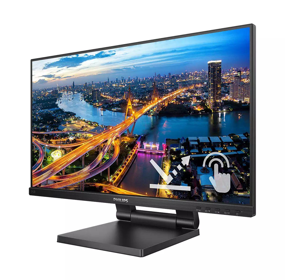 Monitor PHILIPS 242B1TC/00 (23,8" - IPS - 75 Hz - Preto) — miniatura 7