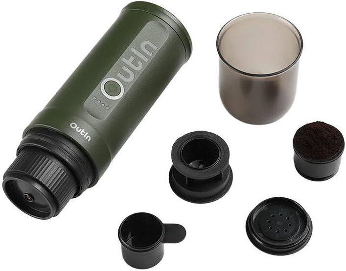 Máquina de Café Expresso Portátil OUTIN Nano (Café moído, cápsulas Nespresso - 20 bar - Verde), miniatura 4