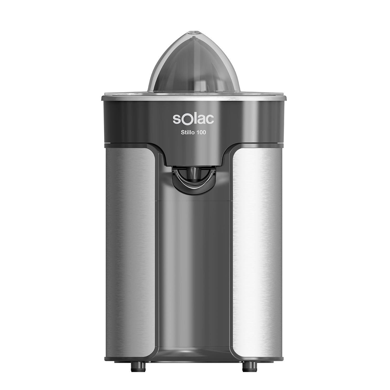 Espremedor de Citrinos Elétrico SOLAC Stillo 100 EX6170 (Altura 29 cm - Aço Inoxidável)